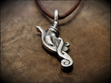 Viking Dragon Head Pendant Amulet