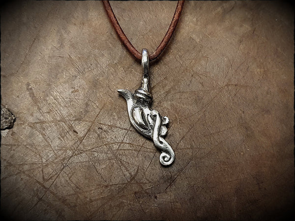 Viking Dragon Head Pendant Amulet