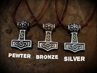 Erikstorp Mjolnir Thors Hammer Pendant Necklace
