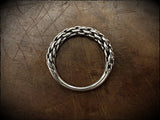 Viking Twisted Silver Ring