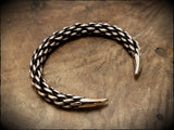 Viking Chunky Twisted Braided Bracelet Arm Ring