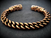 Viking Wolf Chunky Bracelet Arm Ring