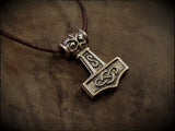 Erikstorp Mjolnir Thors Hammer Pendant Necklace