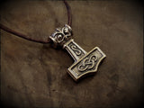 Erikstorp Mjolnir Thors Hammer Pendant Necklace