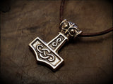 Erikstorp Mjolnir Thors Hammer Pendant Necklace
