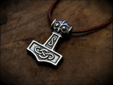 Erikstorp Mjolnir Thors Hammer Pendant Necklace