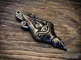 Norse Viking Raven Bird Brooch
