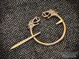 Vestland Penannular Dragon Brooch Cloak Pin