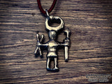 Ekhammar Viking Figure Pendant Necklace