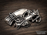 Lolland Viking Bird Raven Brooch Cloak Pin