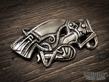 Lolland Viking Bird Raven Brooch Cloak Pin