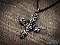 Vestlolland Cross Crucifix Pendant Necklace