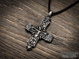Vestlolland Cross Crucifix Pendant Necklace