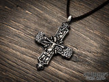 Vestlolland Cross Crucifix Pendant Necklace