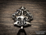 Gnezdovo Viking Warrior God Mask Pendant Necklace