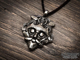 Gnezdovo Viking Warrior God Mask Pendant Necklace