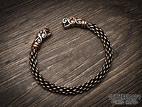 Gotland Viking Braided Bracelet Arm Ring