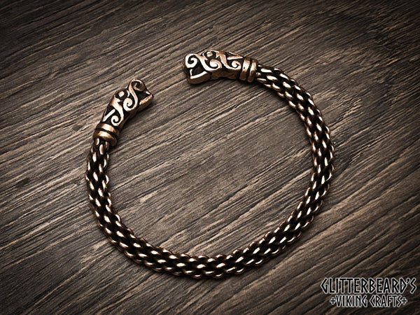 Gotland Viking Braided Bracelet Arm Ring