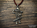 Klahammar Viking Warrior Pendant Necklace