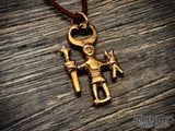 Ekhammar Viking Figure Pendant Necklace