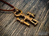 Ekhammar Viking Figure Pendant Necklace