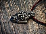Uppåkra VIking Warrior God Mask Pendant Necklace