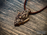 Uppåkra VIking Warrior God Mask Pendant Necklace
