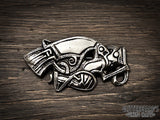 Lolland Viking Bird Raven Brooch Cloak Pin