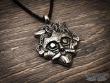 Gnezdovo Viking Warrior God Mask Pendant Necklace