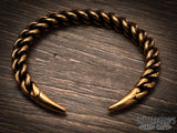 Chunky Viking Norse Concentric Bracelet Arm Ring