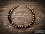 Chunky Viking Norse Concentric Bracelet Arm Ring