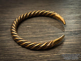 Viking Bronze Twisted Bracelet Arm Ring