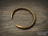 Viking Bronze Twisted Bracelet Arm Ring