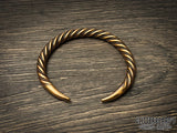 Viking Bronze Twisted Bracelet Arm Ring