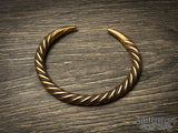 Viking Bronze Twisted Bracelet Arm Ring