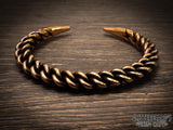 Chunky Viking Norse Concentric Bracelet Arm Ring