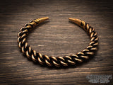 Chunky Viking Norse Concentric Bracelet Arm Ring