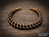 Chunky Viking Norse Concentric Bracelet Arm Ring