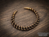 Chunky Viking Norse Concentric Bracelet Arm Ring