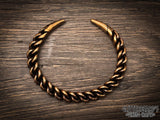Chunky Viking Norse Concentric Bracelet Arm Ring