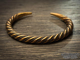 Viking Bronze Twisted Bracelet Arm Ring
