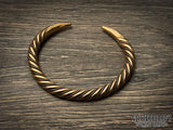 Viking Bronze Twisted Bracelet Arm Ring