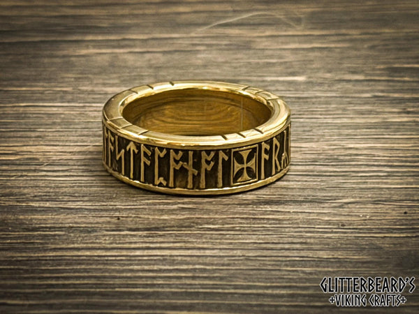 Moor Rind Bramham Moor Anglo Saxon Viking Rune Ring – Glitterbeard's Viking Crafts