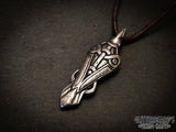 Uppåkra Raven Norse Viking Bird Pendant Necklace