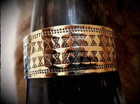 Sterling Silver Stamped Cuff