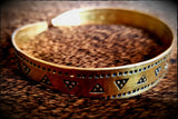 Viking Saxon Stamped Bracelet Arm Ring