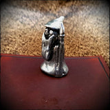 Cast Odin figure Statue in Pewter Metal