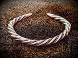 Viking Bronze Twisted Bracelet Arm Ring