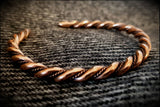Viking Norse Celtic Saxon Bronze Twisted Bracelet Armring