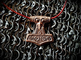 Bronze Raven Mjolnir Thors Hammer from Skane
